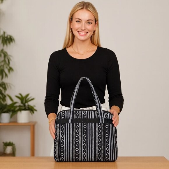 NEW Weekender Overnight Aztec Print Travel Bag - Picture 1 of 5